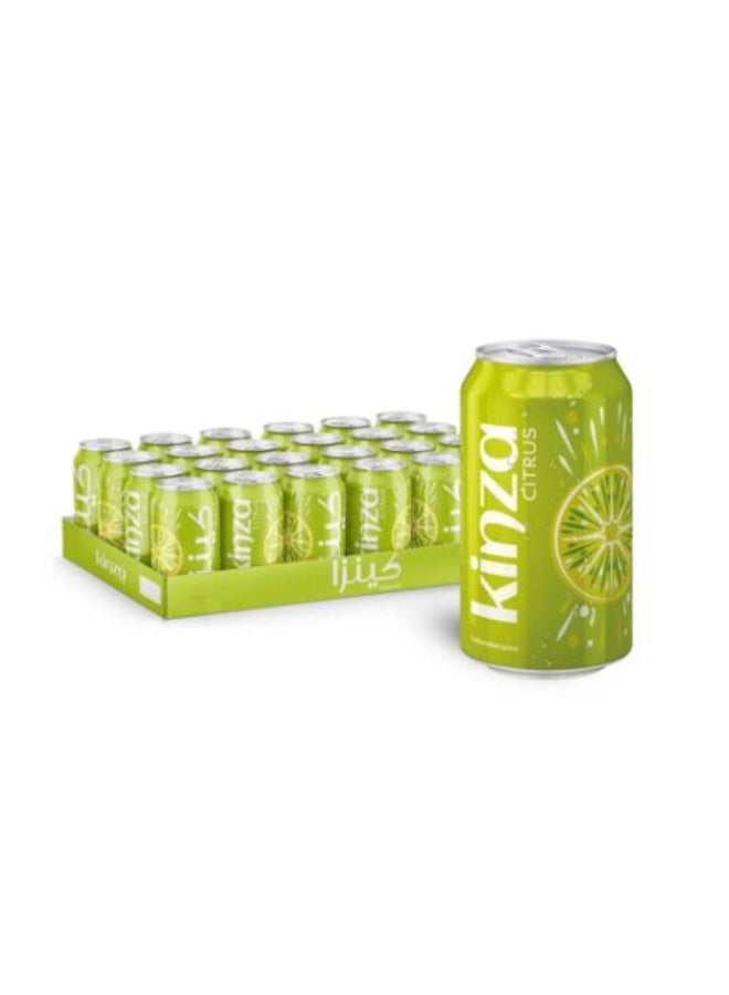 Kinza Citrus Carbonated Soft Drink Tin 24 x 320ml