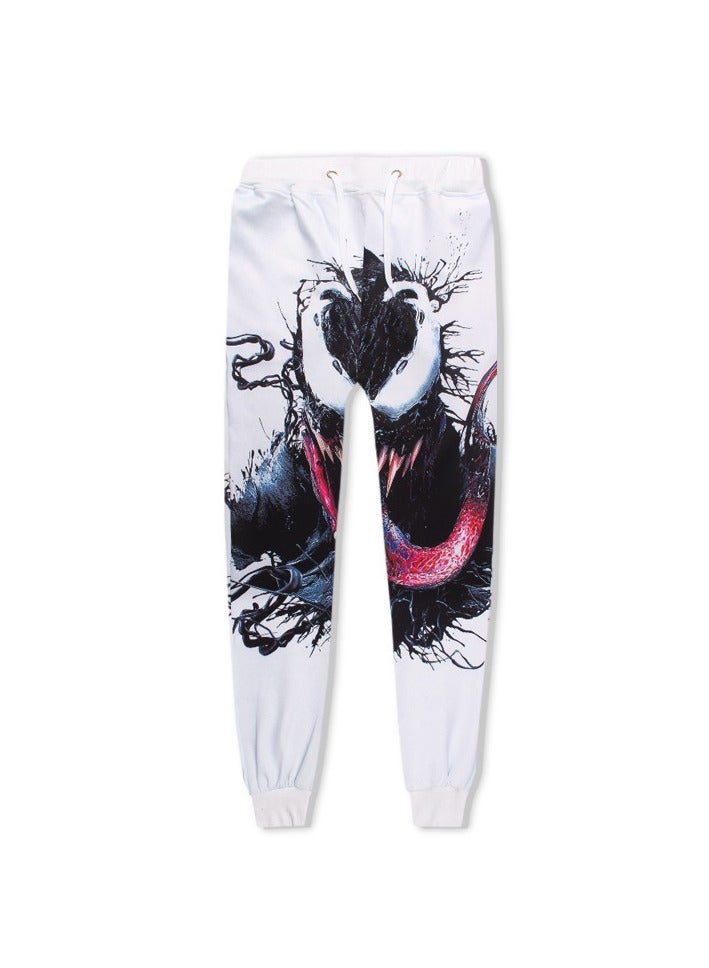 KUYING New One Piece Printed Legged Sports And Leisure Pants - Image 1