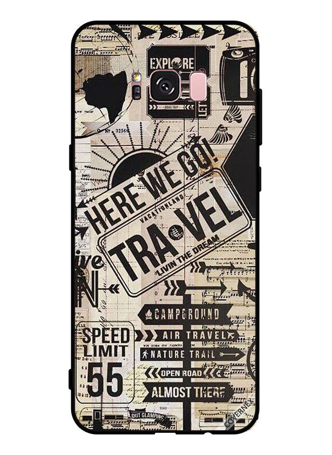 Covernex - Protective Case Cover For Samsung Galaxy S8 Plus Here We Go Travel - Image 1