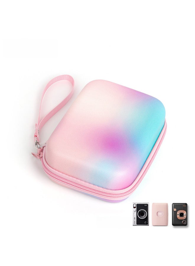 Colorful Portable Hard Case Eva Storage Bag Printer Data Cable Hard Disk Headset Waterproof Digital Bag-Color:Gradient Color  - Image 2