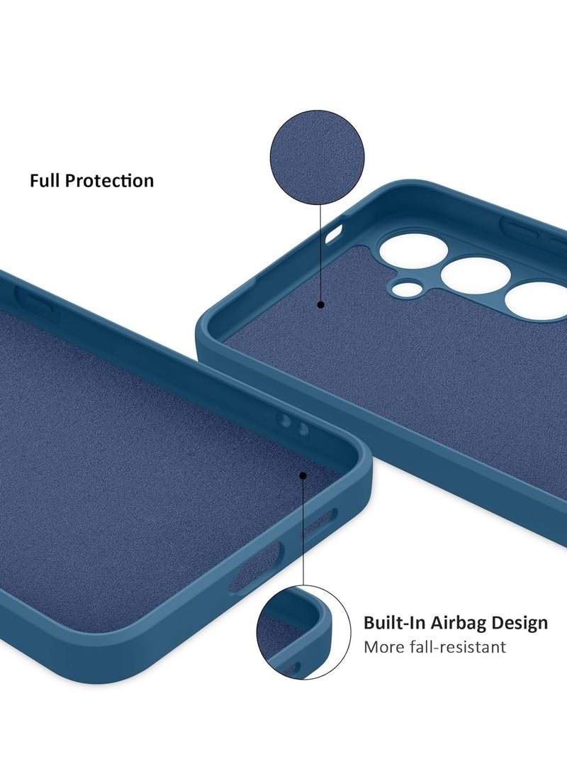 غطاء حماية لهاتف سامسونج جالاكسي S24 FE ببطانة داخلية من القماش مع حماية للكاميرا لهاتف سامسونج جالاكسي S24 FE - Image 4