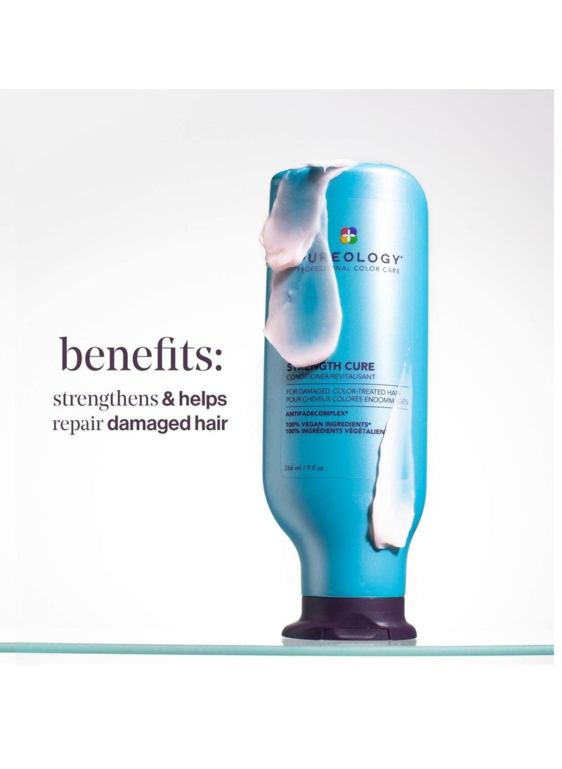 PUREOLOGY Pureology Strength Cure Conditioner | For Damaged, Color-Treated Hair | Softens & Strengthens Hair | Sulfate Free | Vegan  - Image 2