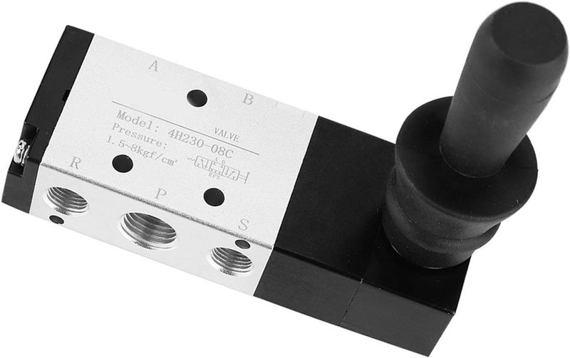 Yosoo Pneumatic Manual Control Valve Valve Compact Hand Lever for Industrial Systems (4H230-08) - Image 5