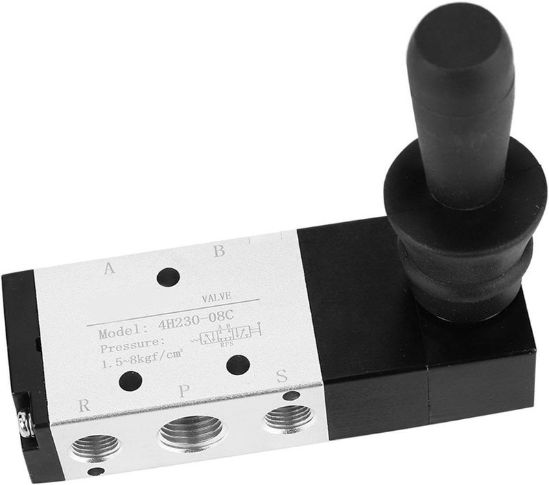 Yosoo Pneumatic Manual Control Valve Valve Compact Hand Lever for Industrial Systems (4H230-08) - Image 2