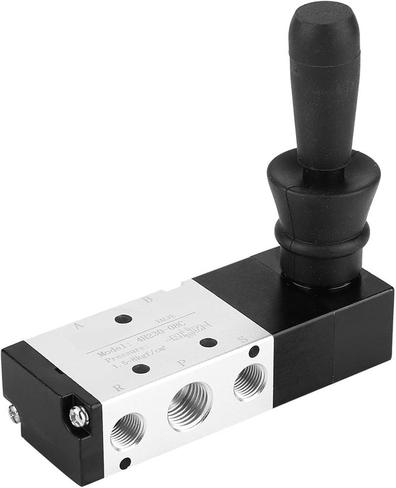 Yosoo Pneumatic Manual Control Valve Valve Compact Hand Lever for Industrial Systems (4H230-08) - Image 4