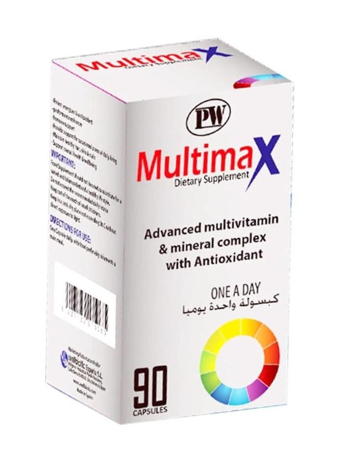 Multimax advanced multivitamin & mineral complex with antioxidant 90's