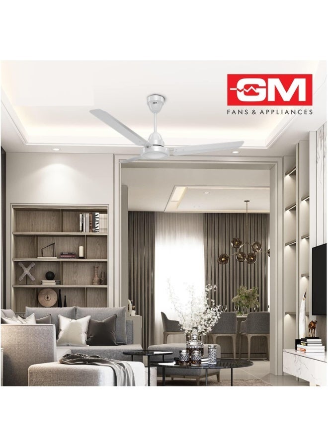 GM Air Expo Celing Fan Energy Saver 56 Inch  75W White - Image 5