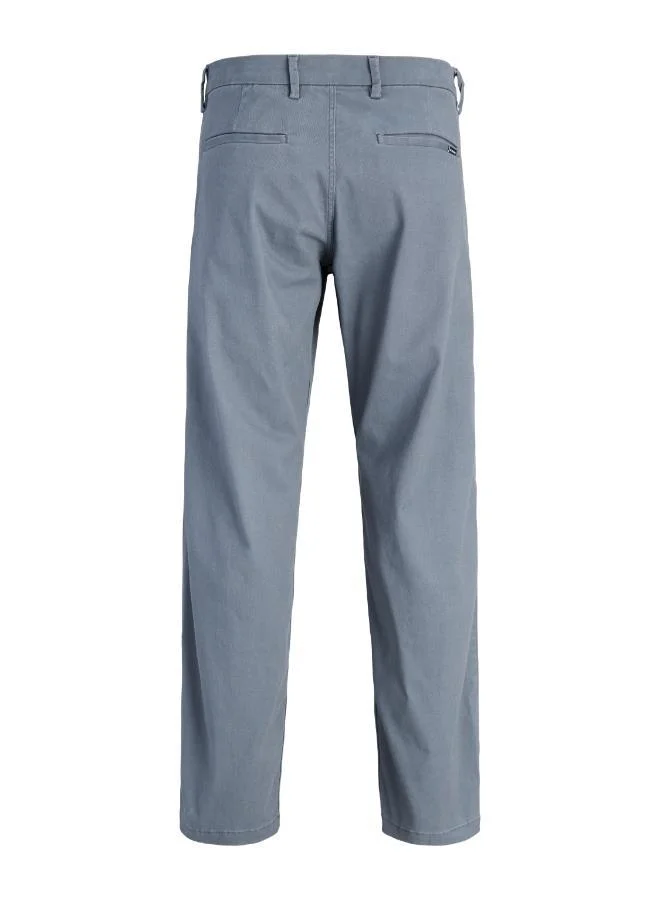 JACK & JONES  Solid Slim Fit Chinos for Men | Best Price UAE