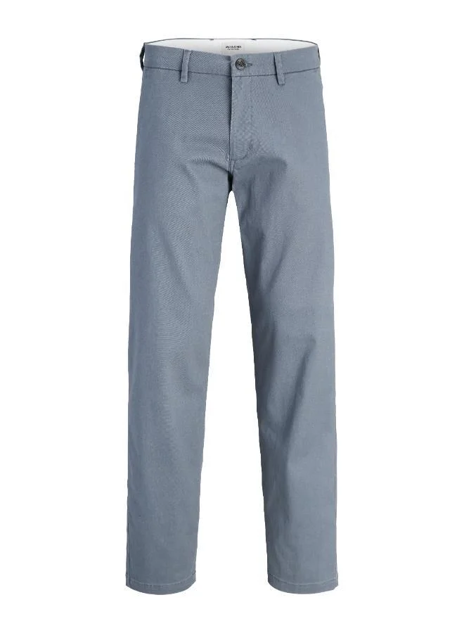JACK & JONES  Solid Slim Fit Chinos for Men | Best Price UAE