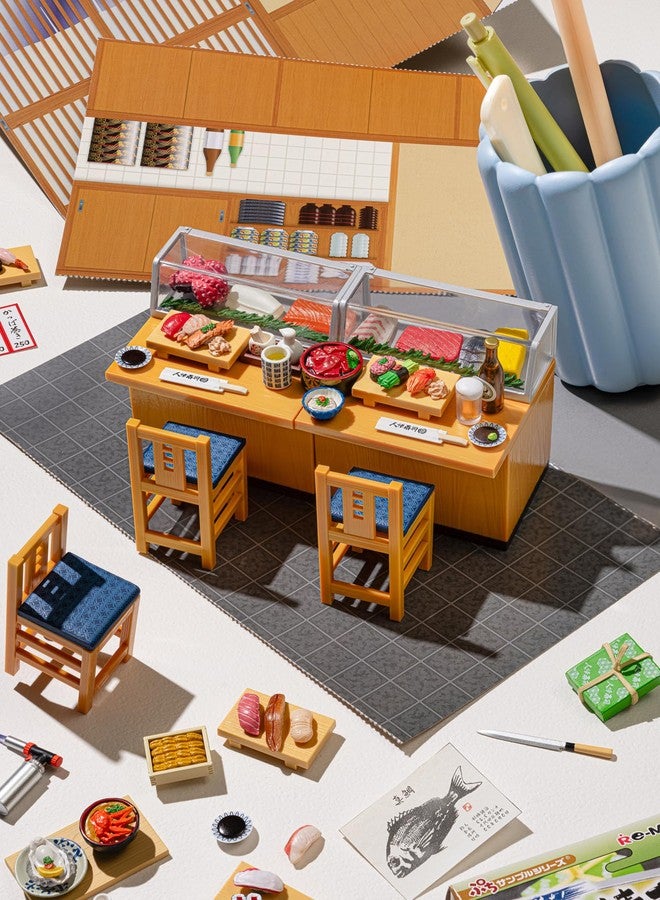 Re-Ment Sushi Restaurant Blind Box - Includes 1 of 8 Collectible Mini Figurines - Fun and Versatile Decoration - Image 2