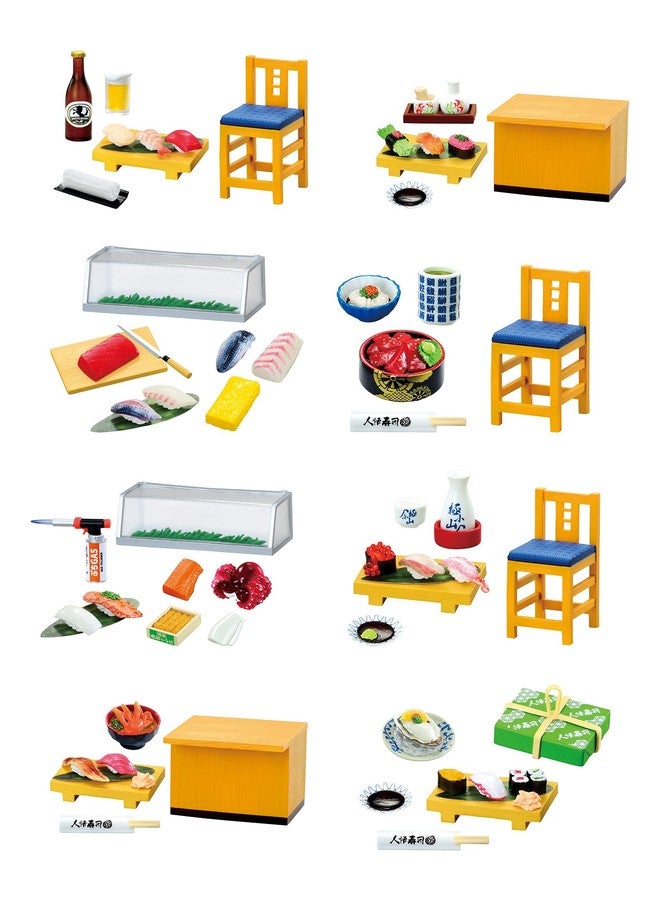 Re-Ment Sushi Restaurant Blind Box - Includes 1 of 8 Collectible Mini Figurines - Fun and Versatile Decoration - Image 1