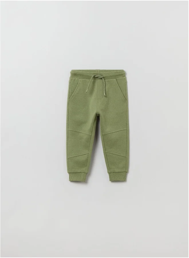 او في اس OVS Plush Joggers With Drawstring