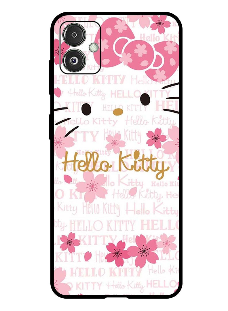 Theodor Protective Case Anti Scratch Shock Proof Bumper Cover For Samsung Galaxy F14 Hello Kitty - Image 1
