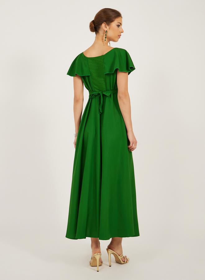 Styli Emerald Ruffle Dress  - Image 5