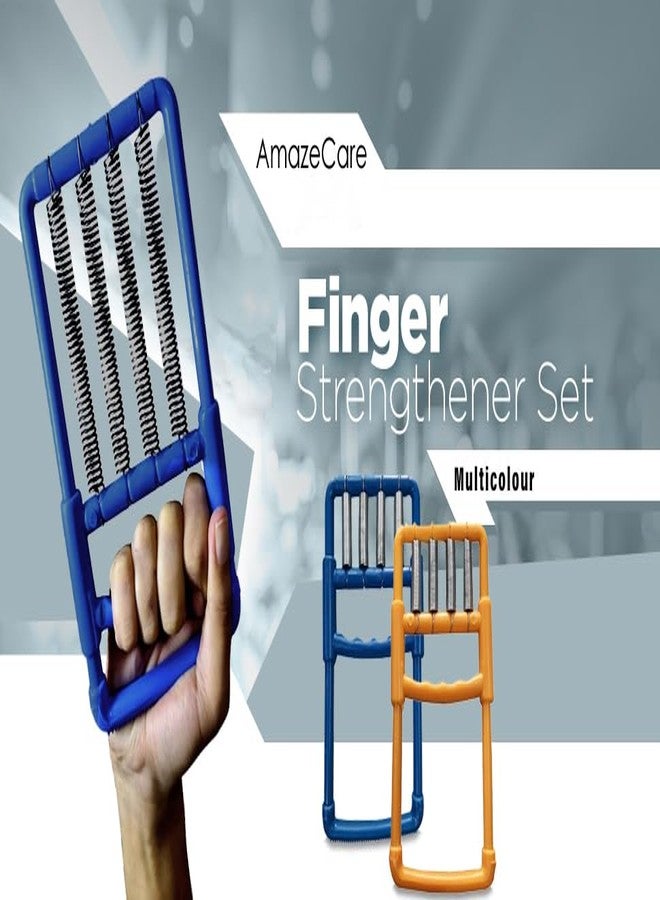 Amazecare Finger and Hand Grip Exerciser Physiotherapy Exerciser Fitness Grip, ABS Plastic, Navy Blue - Image 4