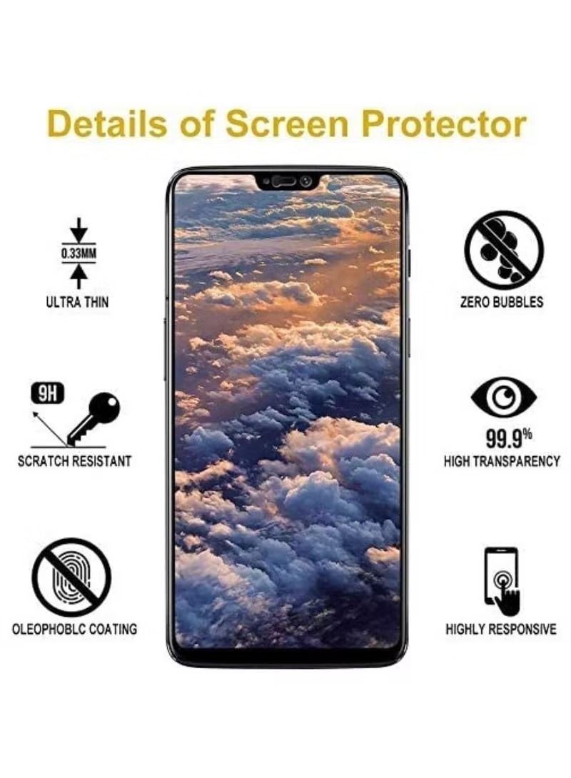 IAF AWH Screen Protector for Oneplus 6 Tempered Glass, Easy Bubble-Free Installation, 9H Hardness, 99.99% HD Clarity Tempered Glass Protector (for Oneplus 6) - Image 3
