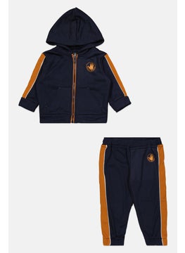 Body Glove Toddlers Boy 2 Piece Sweatshirt And Pants Set, Navy Blue  - Image 1