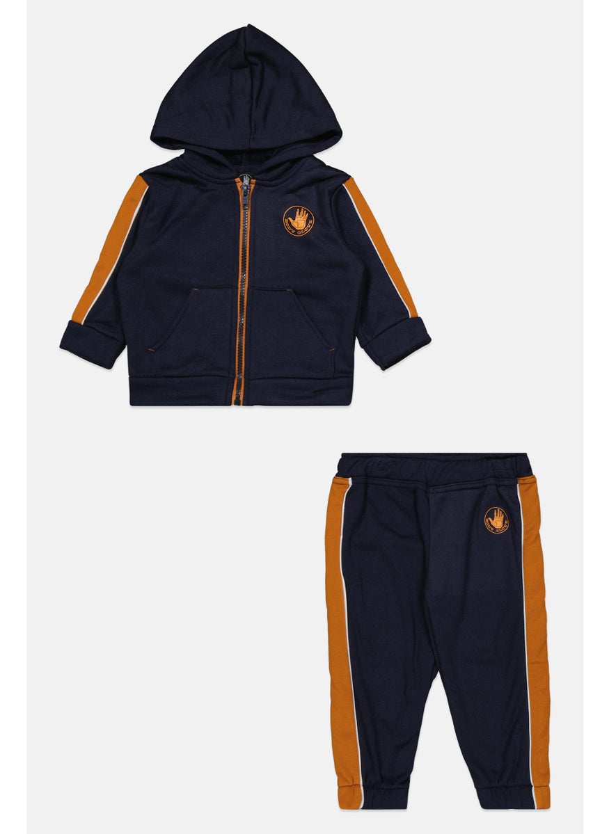 Body Glove - Toddlers Boy 2 Piece Sweatshirt And Pants Set, Navy Blue - Image 1