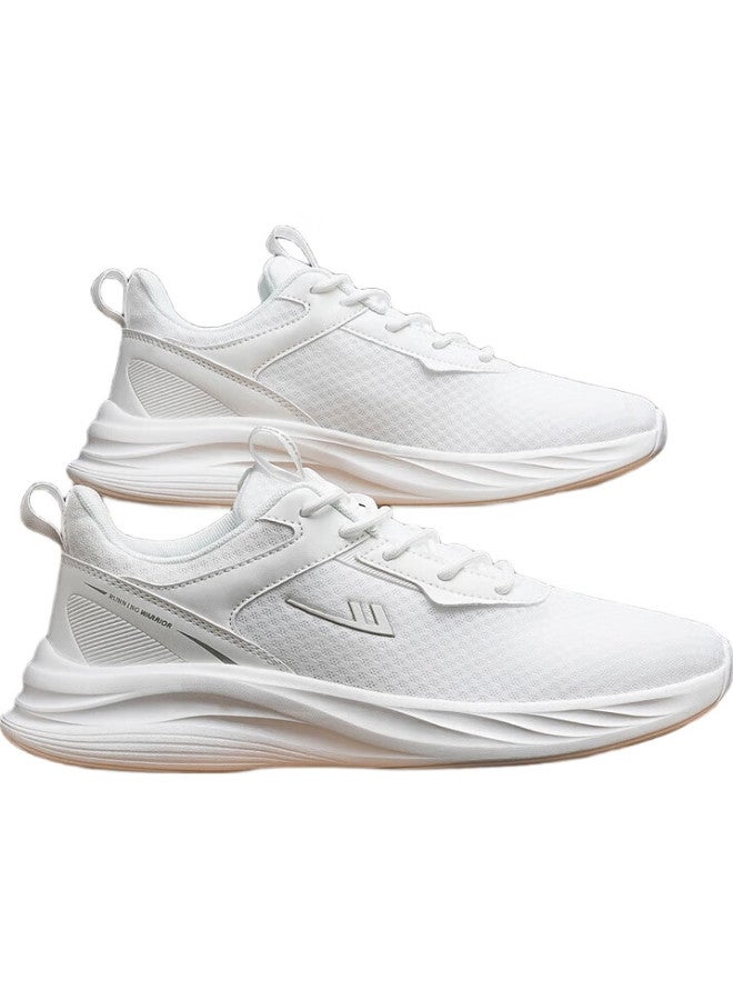 Pull Back Warrior Men'S Casual Shoes New Style All-Match Breathable Solid Color Sports Shoes Men White 35 (225Mm) - Image 1