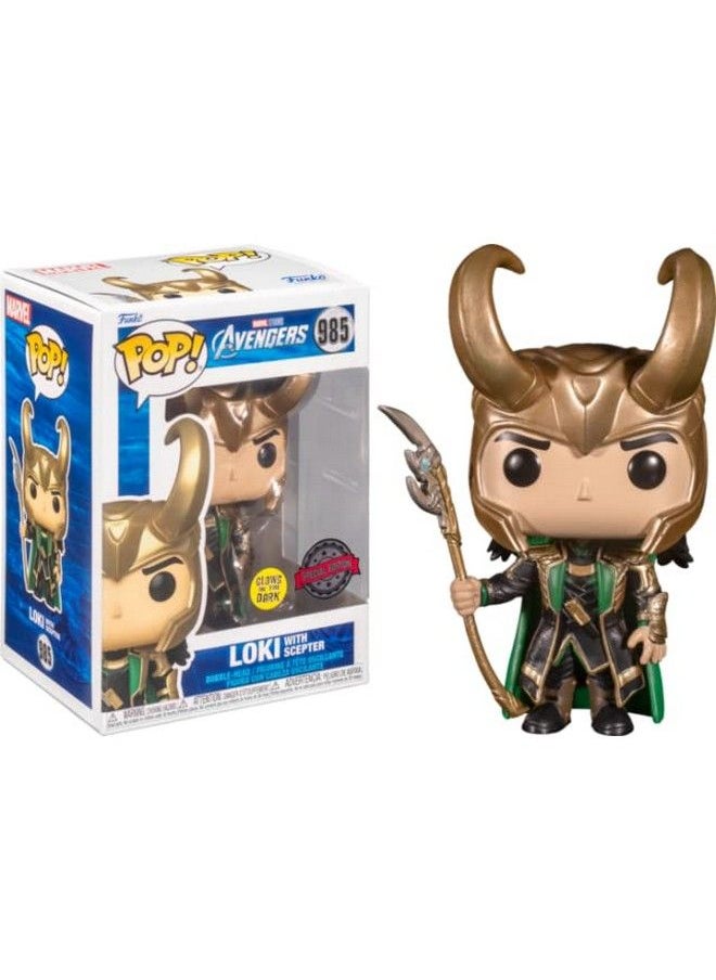 Funko - Loki With Scepter (Glow In The Dark) (Special Edition Exclusive) - Image 1