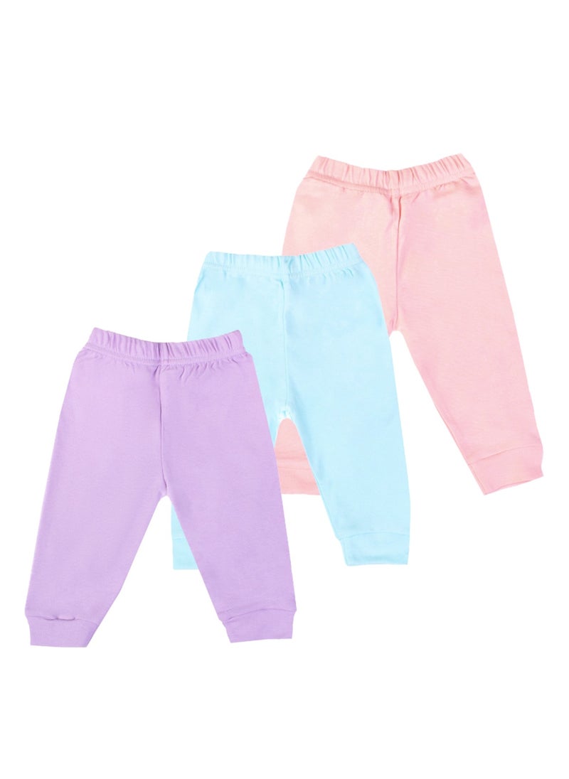 Zercon - Set of 3 Pants For Newborn Girls - Image 1