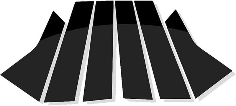 QASULER 6Pcs Car Center BC Column Stickers for Accord Sedan 2018-2022 - Image 1