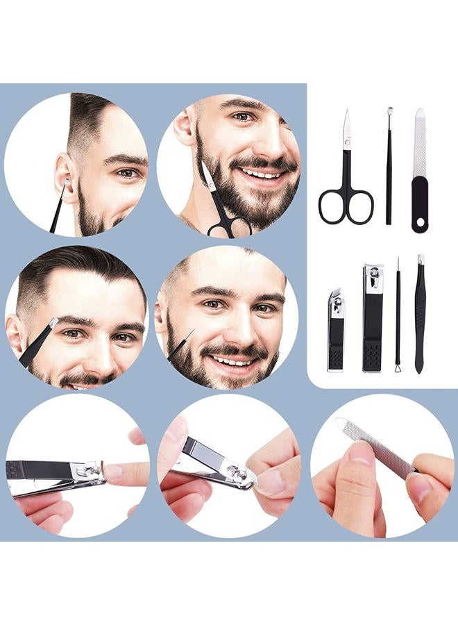 Aceoce Manicure Set Professional Grooming Kits, Nail Clippers Pedicure Kit 8pcs Nail Kit Pedicure Set Tools with Aceoce Travel Case for Women Men Home or Salon Gift  - Image 4
