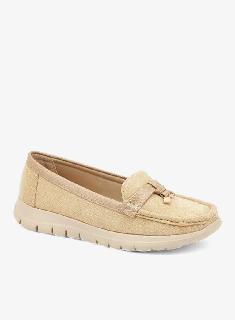 لو كونفورت لوفرز نسائي بلمسة معدنية