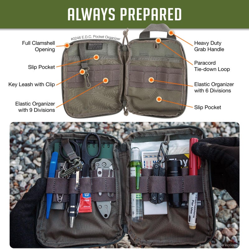 Maxpedition E.D.C. Pocket Organizer (Foliage Green) - Image 4