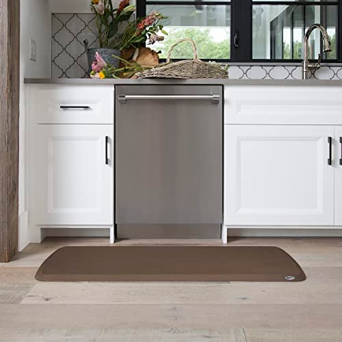 GelPro Elite Anti-Fatigue Kitchen Mat Bundle - 20 x 36 & 20 x 48, Linen Truffle - Image 3