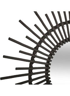 لوفت ريبيكا، مرآة، دائرية، D76XP2CMS، زجاج، راتان-158229A  - Image 2