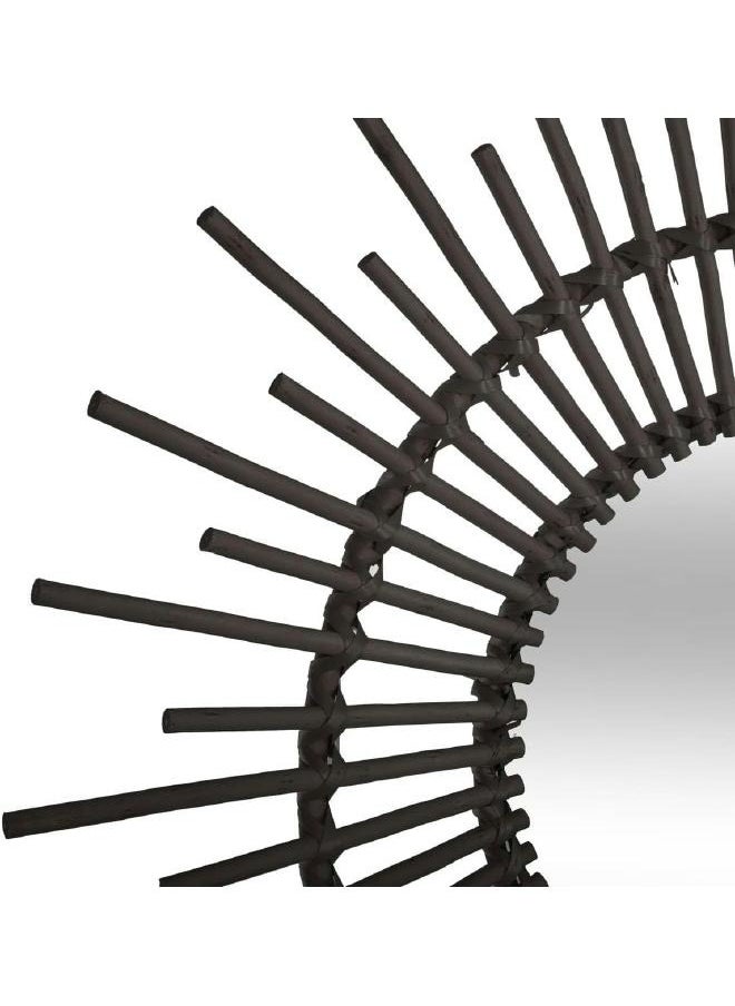LOFT REBECCA,MIRROR,ROUND,D76XP2CMS,GLASS,RATTAN-158229A  - Image 2