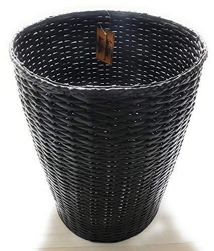 Sonas Creation Paperus Dark Brown Large Laundry Basket Hamper Toys Storage Basket with Lid 35 Liters 17 Inches Tall Eco Friendly Handmade of Paper Ropes - Image 5