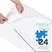 KOSTBAR Puzzle Glue Sheets for 1000Pieces 24 PCS Puzzles Saver Sheets Easy Peel and Stick Jigsaw Sticker Sheets NoClean Puzzle Glue Stickers Gifts for Puzzles Lovers - Image 3