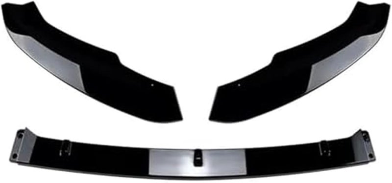 Wivplex 3pcs Car Front Bumper Lip Splitter Diffuser Kit - Image 1