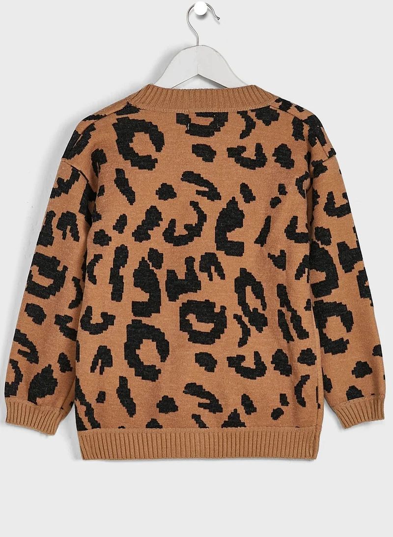 Pinata Animal Print Sweater