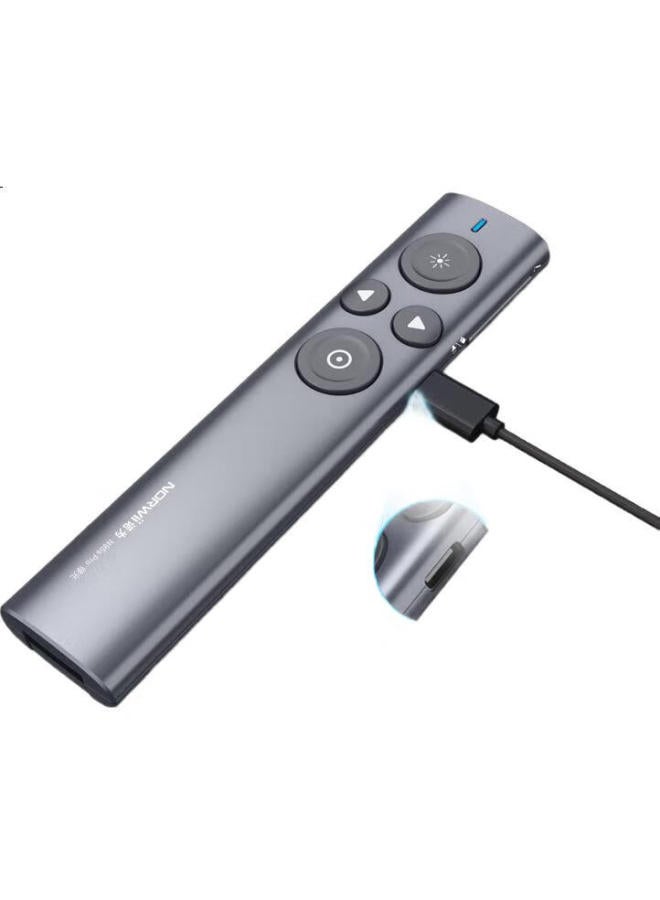 Norwii مؤشر ليزر نووي، قلم تحويل صفحات ppt للمعلمين، تكبير وإبراز شاشة led lcd، ليزر رقمي، فيمو، نموذج قابل للشحن، ضوء أحمر، N95S برو، 64 جيجابايت - Image 2