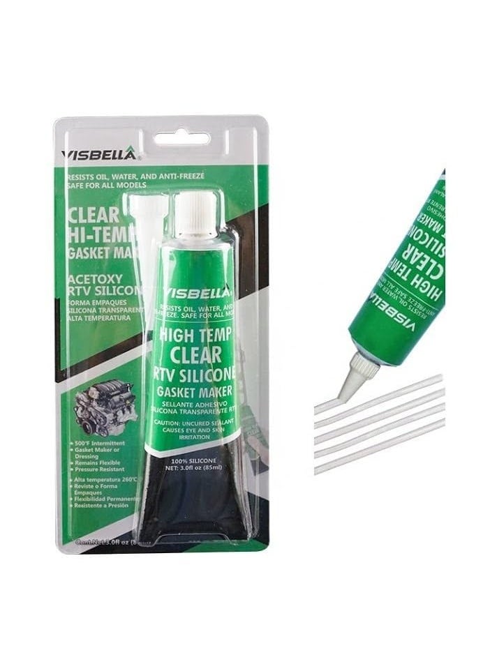 Visbella - Visbella Silicone Oven Glass Door Gasket Seal High Temperature Heat Resistant from -80ºf to 500ºf (Clear) - Image 1