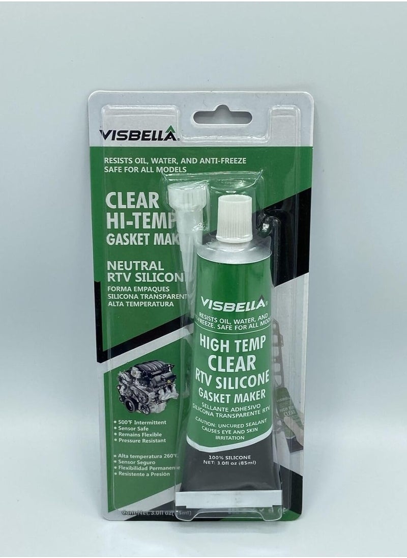 Visbella - Visbella Silicone Oven Glass Door Gasket Seal High Temperature Heat Resistant from -80ºf to 500ºf (Clear) - Image 1