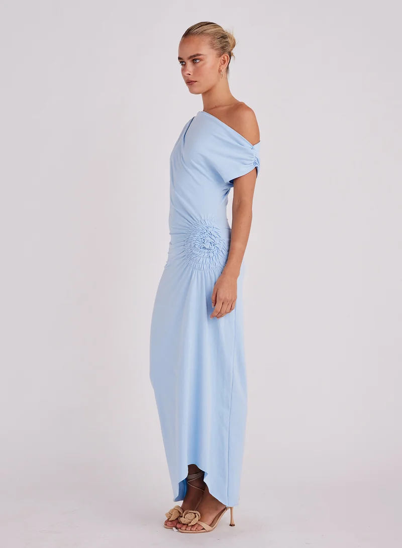 SNDYS Olividae One Shoulder Bodycon Maxi Dress