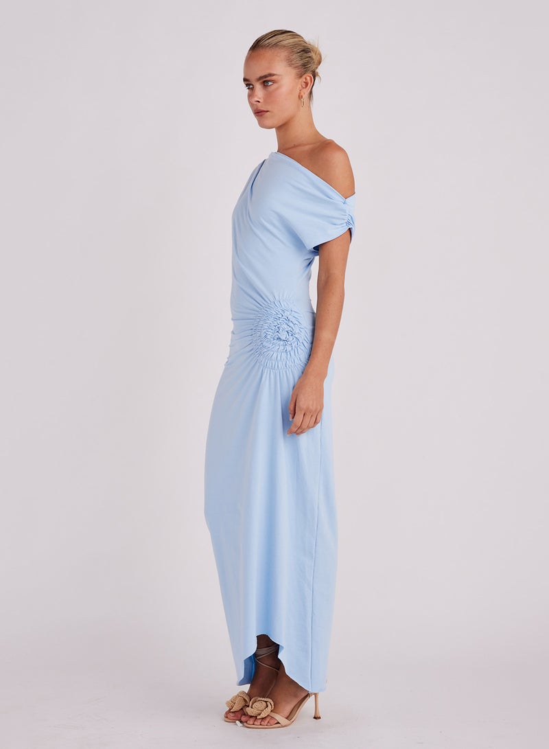 ساندايز فستان ماكسي ضيق بكتف واحد من أوليفيدي - Image 3