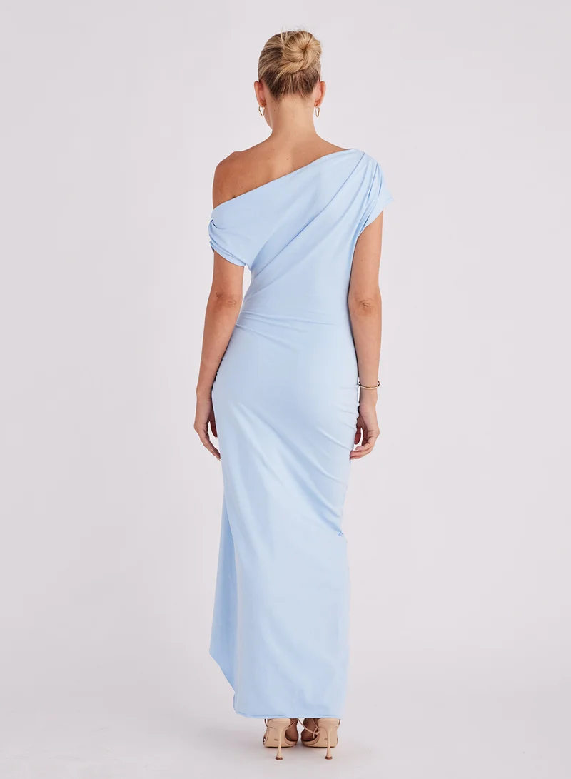 SNDYS Olividae One Shoulder Bodycon Maxi Dress