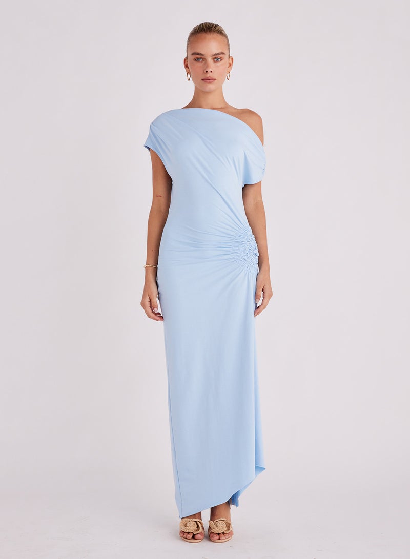 ساندايز فستان ماكسي ضيق بكتف واحد من أوليفيدي - Image 1