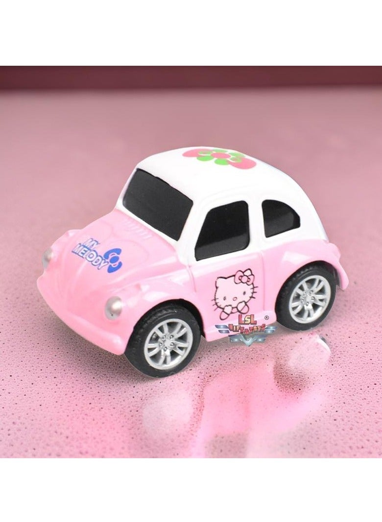 2pcs Children's Pull Back Mini Cartoon Vehicle and Styling Alloy Diecast Vehicle Models Collection Set Kids Toys for Boys and Girls - Image 3