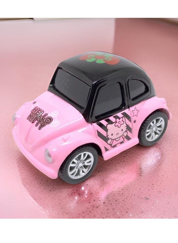 2pcs Children's Pull Back Mini Cartoon Vehicle and Styling Alloy Diecast Vehicle Models Collection Set Kids Toys for Boys and Girls - Image 4