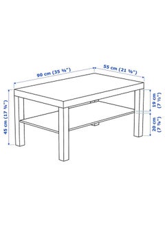 إيروريكس طاولة قهوة، أسود-بني، 90×55 سم  - Image 4