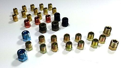 The Stop Shop SAE Brake Line Fitting Kit for Inverted Flares on 316 and 14 Tube - Image 1