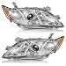 ADCARLIGHTS Headlights for 2007 2008 2009 Toyota Camry Headlight Assembly US Version Replacement Driver Passenger Side Chrome Housing Clear Lens - Image 2
