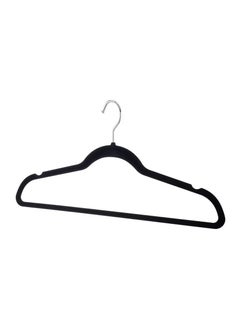 Home & More Black Non-Slip Velvet Clothes Hanger Set of 50 pieces  - Image 4