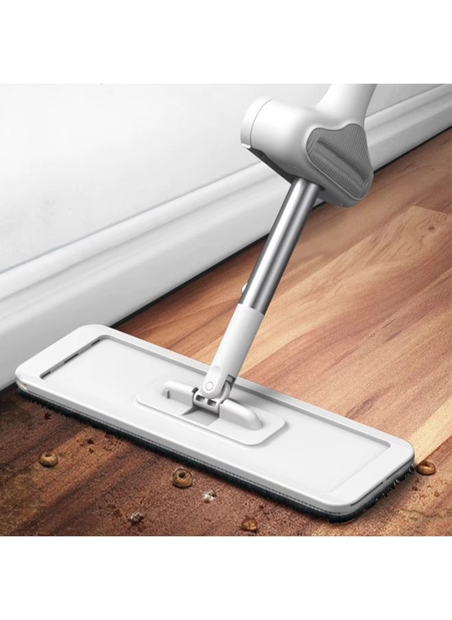 Premium Microfiber Floor Mop - With Foldable Bucket for Easy Storage, Faster Cleaning and Lasting Cleanliness